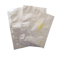 Bolsa de Aluminio con Barrera de Humedad Personalizada, Bolsa de Aluminio Antiestática ESD Plateada, Bolsa de Mylar para Envasado al Vacío Industrial