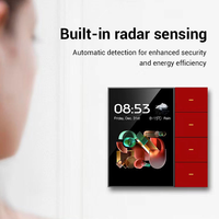 Panel de Control Inteligente LangYeao F3 Pro de 3.5'', 4 Relés + Sensor de Radar Zigbee RS485 para Cortinas, Luces y Atenuación