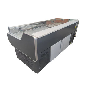 Vitrine Réfrigérée Unitech HS-ZXC-160 1,6 m à Double Température pour <span class=keywords><strong>Boucherie</strong></span>, Supermarché, Fruits de Mer, Réfrigérateur de Charcuterie à Refroidissement Direct - Product Image 6