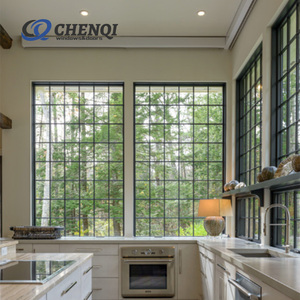 Ventanas fijas Persiana Ventilación Esquina Aluminio Barco Fix <span class=keywords><strong>120x120</strong></span> Diseño de parrilla rectangular Ventanas fijas - Product Image 3