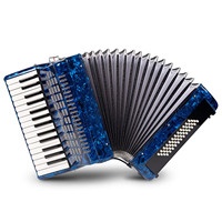 30 Keys 48 Bass Professional Diatonic Accordion Wood Adults Graded Performance Beginner Keyboard Instrument