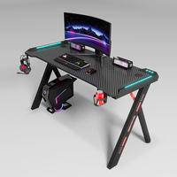 Yz-mesa de juegos electrónica ajustable para Pc, escritorio de Color negro moderno para juegos de Pc, e-sport, café