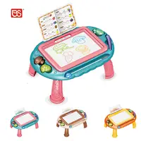 BS Mainan CPC 3 Warna Meja Belajar Pendidikan Dini Papan Tulis Multifungsi Lukisan Meja Papan Gambar untuk Anak-anak