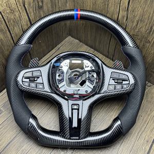 Volante Deportivo de Cuero YLC para <span class=keywords><strong>BMW</strong></span> 320 <span class=keywords><strong>525</strong></span> F10 F20 F30 F15 F25 F07 F01 F82 M3 M4 M5 M6 E92 E60 X6, Volante M Performance - Product Image 1