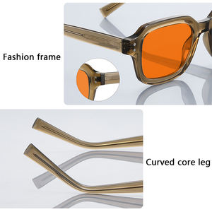 Hot Custom Fashion Retro Vintage Square Frame Prescrição Diopter 97%-100% Anti Luz Azul Bloqueio Unisex Computer <span class=keywords><strong>Glasses</strong></span> - Product Image 3