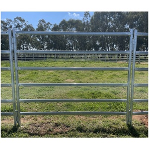 工厂价格镀锌6英尺12英尺重型二手金属马栏板圆笔板牲畜马栏板 - Product Image 4