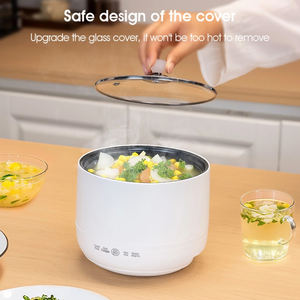 Olla <span class=keywords><strong>El</strong></span>éctrica Multifuncional para Conservar la Salud de 110V 220V 400W 1.8L, Arrocera con Tapa de Acero Inoxidable Baja en Azúcar para Hoteles - Product Image 5