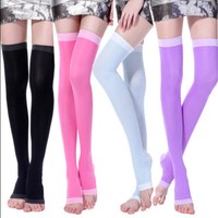 Chaussettes de compression en gros pour femmes et hommes, hauteur genou, soutien du mollet, compression graduée, pour la course, la gym, l'athlétisme et le remodelage des jambes