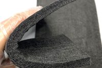 Tissu en fibre de carbone non tissé imperméable, feutre activé, ignifuge, isolant thermique, résistant à l'abrasion, résistant aux radiations, pour voiture