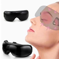 Intelligentes Bluetooth-Augenmassagegerät, Tragbares Augentherapiegerät mit Wärme & Musik zur Stresslinderung und für Besseren Schlaf