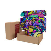 Cajas de Cartón Plegables Impresas Personalizadas para Calcetines, Ropa Interior, Gafas de Sol, Cajas de Regalo con Logotipo