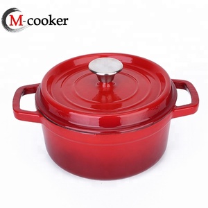 Mini <span class=keywords><strong>cocotte</strong></span> <span class=keywords><strong>en</strong></span> <span class=keywords><strong>fonte</strong></span> pratique avec design classique et fond plat pour soupe de poulet ragoût de riz usage domestique - Product Image 3
