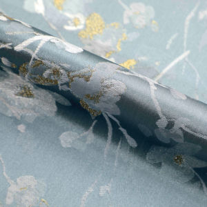 新作到着100% ポリエステルサテン生地光沢度の高いしわのないソフトプリントスカート女の子用高級ホームテキスタイル - Product Image 2