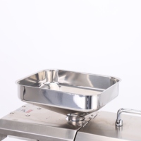 Presse à huile de sésame 304, pressage à froid et à chaud, rendement élevé, capacité de 3 à 6 kg/h, mini extracteur d'huile pour usage domestique
