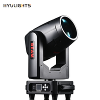 Mini Luz Móvil de Haz de 295W DMX512 con Efecto de Persecución de Anillo de Píxeles RGB para DJ, Club, Fiesta, Evento, Espectáculo, Escenario