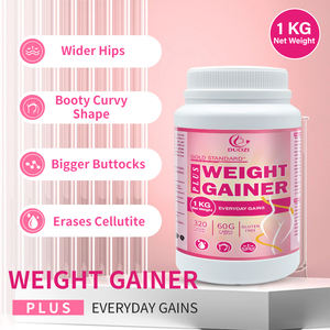 DUOZI <b>Weight</b> <b>Gainer</b> 1kg High Calorie <b>Protein</b> <b>Powder</b> for Muscle Mass Gain Bulk Up OEM ODM Private Label Dietary Supplement - Product Image 2