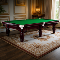 Table de billard russe professionnelle 9FT Pro Tournament INVUI personnalisable en bois massif avec surface en ardoise et coussinets en mousse haute densité - Yinghui Sports