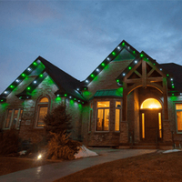 Lumière de vacances permanente rgb rgbw UCS512C4 IC led pixel point maison intelligente lumière de noël extérieure
