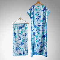Robe longue ample en polyester imprimée élégante pour femme, grande taille, sans manches, style boubou kaftan musulman, collection Printemps 2026, transfrontalière, africaine