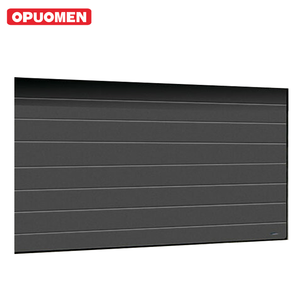 Portes de <span class=keywords><strong>garage</strong></span> sectionnelles automatiques en aluminium sur mesure, motorisées et télécommandées - Product Image 2