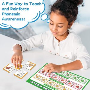 Phonics trò chơi câu đố trò chơi Chính Tả Phonics THẺ FLASH tầm nhìn từ THẺ FLASH cho trẻ mới biết đi học đồ chơi giáo dục - Product Image 5