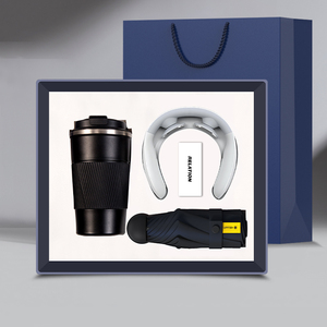 Ensemble cadeau d'entreprise de luxe personnalisé <span class=keywords><strong>2026</strong></span> avec logo, mug promotionnel, parapluie de massage du cou, cadeau de nouvel an - Product Image 2