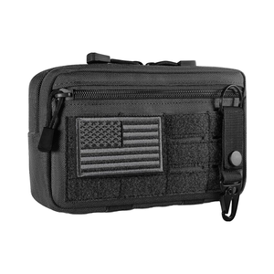 Pochette Admin MOLLE Personnalisée AYPPRO, Sac à Outils EDC en Nylon Imperméable avec <span class=keywords><strong>Patch</strong></span> Drapeau Américain, Faible MOQ 200 pièces, Logo d'Usine, DDP USA - Product Image 1