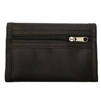 Grosir dompet lipat tiga nilon kasual kustom dengan dekorasi rantai barang promosi murah dari produsen Cina