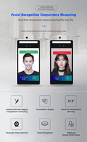 Rakinda F2-H montado en la pared Android reconocimiento Facial escáner con la cámara de infrarrojos para asistencia, Control de acceso