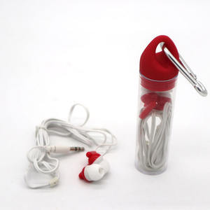 <span class=keywords><strong>Promo</strong></span> asli 3.5mm Plug kabel Gaming earbud dalam kasus dengan Carabiner - Product Image 4