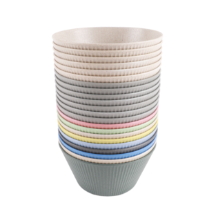 Juego de Tazones de Plástico Ecológico Irrompible de 30 Oz, Aptos para Lavavajillas y Microondas, para Arroz y Sopa - Product Image 1