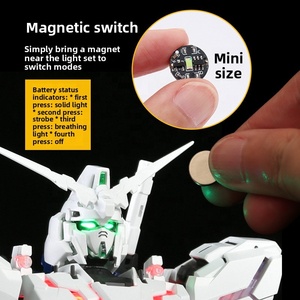 ไฟแม่เหล็กควบคุมขนาดเล็ก แบนได กันดั้ม อุลตร้าแมน รุ่น DIY ไฟ LED ส่องสว่าง MG ไฟบรรยากาศจีน - Product Image 3