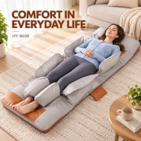 Tapis de massage de haute qualité, réglable, à compression d'air pour tout le corps, matelas de massage électrique à vibrations