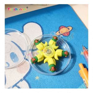 ชุดฟิดเจ็ตสปินเนอร์ซิลิโคนพลาสติกคุณภาพสูง ทนทาน เงียบ เป็นมิตรกับสิ่งแวดล้อม น่ารัก แบบ 3 มิติ ของเล่นสำหรับสำนักงาน บรรเทาความวิตกกังวล - Product Image 2