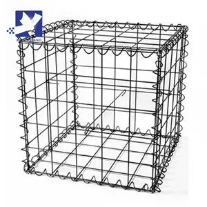 Caja Gabion Cercado de malla de alambre de caja Gabion recubierto de PVC de alta calidad