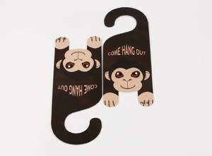 Kostenloses Design Türhänger Werbung Flyer speziell geformte Flugblätter individueller Druck Hakenhänger - Product Image 2