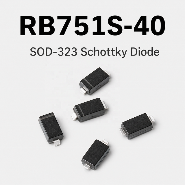 RB751S-40 SOD-323 Schottky Diode for Portable Device and Low VF Circuit