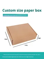 Boîtes d'expédition en carton ondulé écologiques, taille personnalisée, logo, extra-rigides, recyclables, emballage d'expédition express, plusieurs tailles, vente en gros