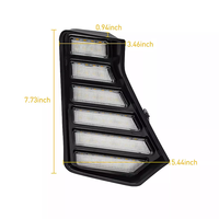 NOUVEAU Jop4x4 Feux antibrouillard LED 12V DRL Clignotants pour Tacoma 2012-2015 Feux de jour Accessoires de voiture