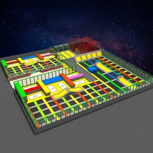 Parque de Trampolines Comercial de Diseño Personalizado, Parque de Trampolines Interior Grande para la Venta - Product Image 1