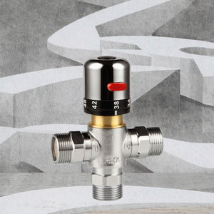 Válvula de Control Termostática Manual DN25M-2 de 1 Pulgada del Fabricante Indio, Válvula Mezcladora Termostática de Agua - Product Image 3