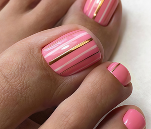 Fournisseur leader de faux ongles en gelée pleine couverture, faciles à appliquer, longue durée, à presser sur les orteils pour les vacances, les voyages, l'<span class=keywords><strong>art</strong></span> des ongles - Product Image 6
