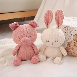 Venta al por mayor OEM personalizado hecho a mano Animal <span class=keywords><strong>de</strong></span> peluche muñeca ganchillo juguete bebé regalo para <span class=keywords><strong>Amigurumi</strong></span> ganchillo bebé comodidad muñeca suave peluche juguete - Product Image 4