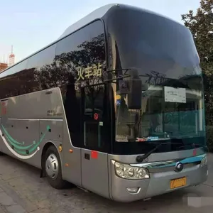 Новый комфортабельный роскошный A/C 50 + 60 местный пассажирский автобус, автобусы, использованные yutong ZK6120 zhongtong, автобус для Африки в Нигерии