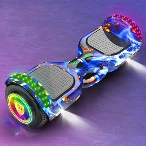Patinete Eléctrico Autoequilibrado de 6.5 Pulgadas <span class=keywords><strong>con</strong></span> Rueda Luminosa, Luz LED Frontal Superior y Música - Product Image 2