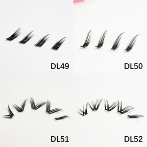 Fournitures de beauté <span class=keywords><strong>Cils</strong></span> segmentés Faux <span class=keywords><strong>Cils</strong></span> Clusters Maquillage Fibre Synthétique Marque privée Cluster Lashes Vendeur en gros - Product Image 2