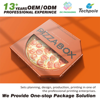 Caja de Embalaje para Pizza y Tiramisú con Impresión de Logotipo Personalizado, Papel de Grado Alimenticio para Pastelería, Caja de Embalaje para Tiramisú y Tartas de Chocolate y Huevo