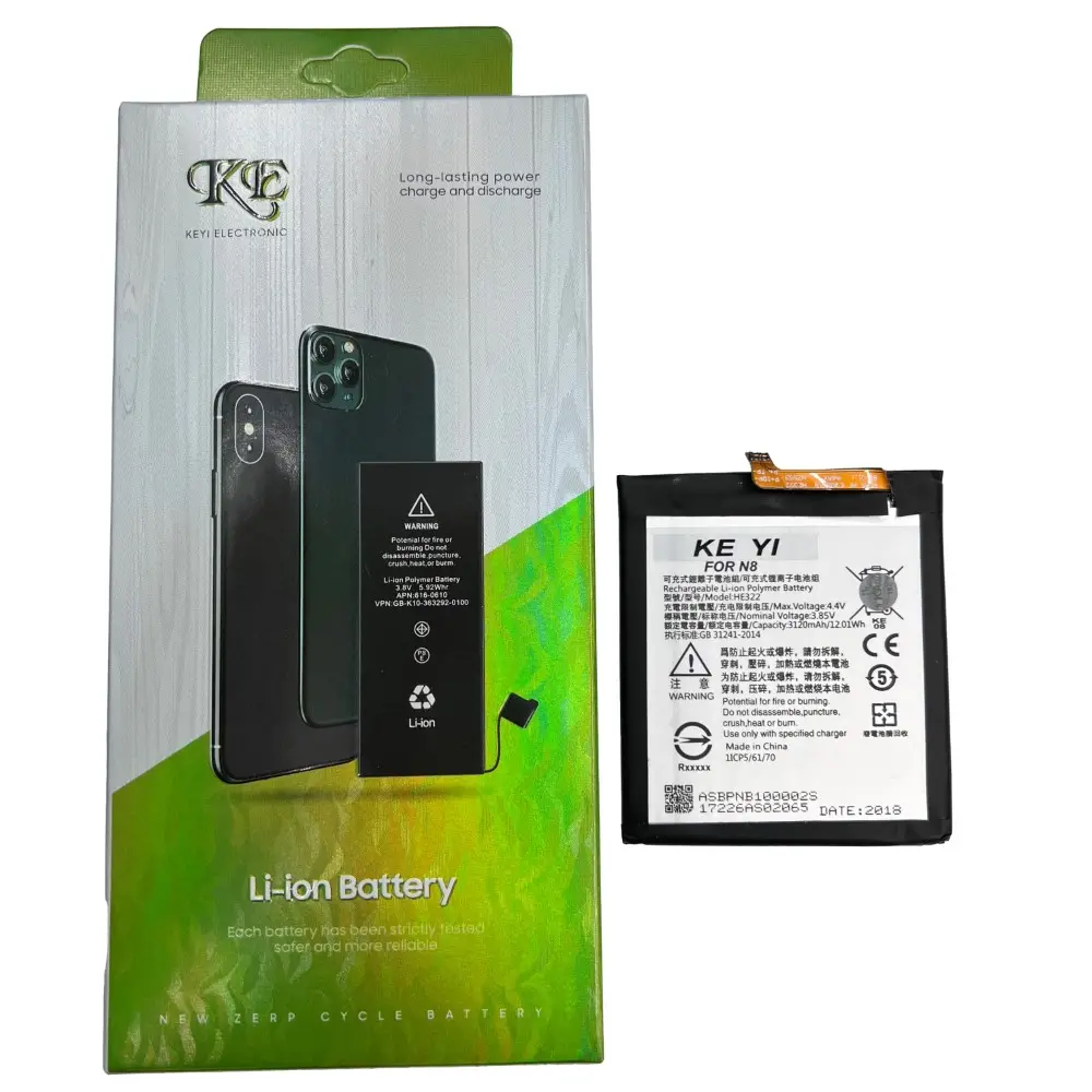 High Quality Durable big battery mobile phone battery for phone china mobile phone battery for NOKIA N8 3120mAh