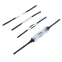Kit Sambungan Kabel Terpendam IP68, Kotak Sambungan Kabel Tahan Air 2 Bagian dari Resin Cor untuk Kabel Daya