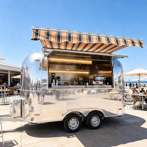 Juice Concession Trailer Mobile Beverage Trailer Towable Hot Dog Cart With Grill Baked Potatoes Food Truck - Product Image 1